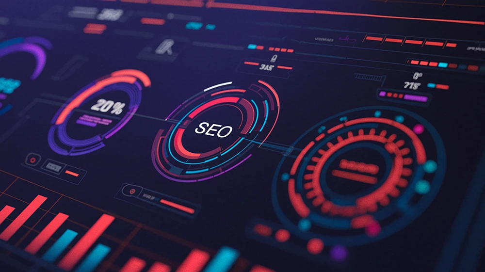 SEO stratejisi ve trafik artışı grafiği